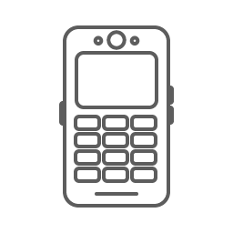 Mobile phone showing loan application interface